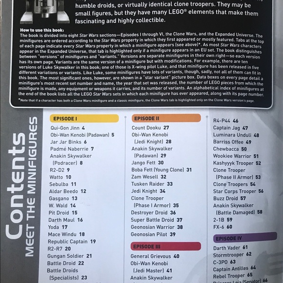 Legos Star Wars. Character book 2011 - Picture 3 of 6